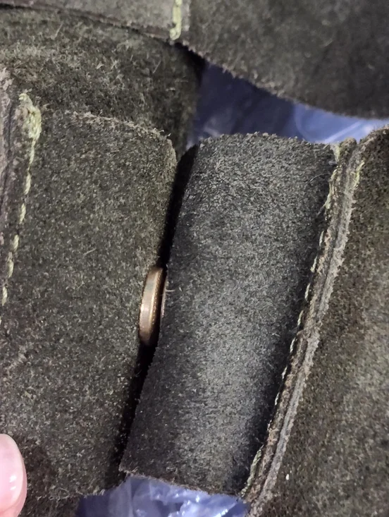 Suede Tote Bag, Hobo Bag, Shoulder Bag, Gorgeous Color. - Picture 10 of 11